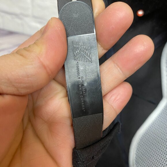 Vintage K Products Farmer Hat Cap Snapback Black Orange The Pioneer Calgary - Picture 8 of 9